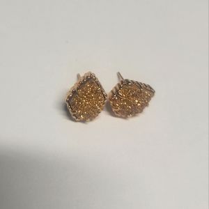 Kendra Scott Rose Gold Druzy Earrings